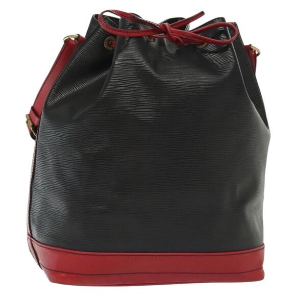 LOUIS VUITTON Epi Noe Shoulder Bag Bicolor Black Red M44017 - Picture 1 of 16